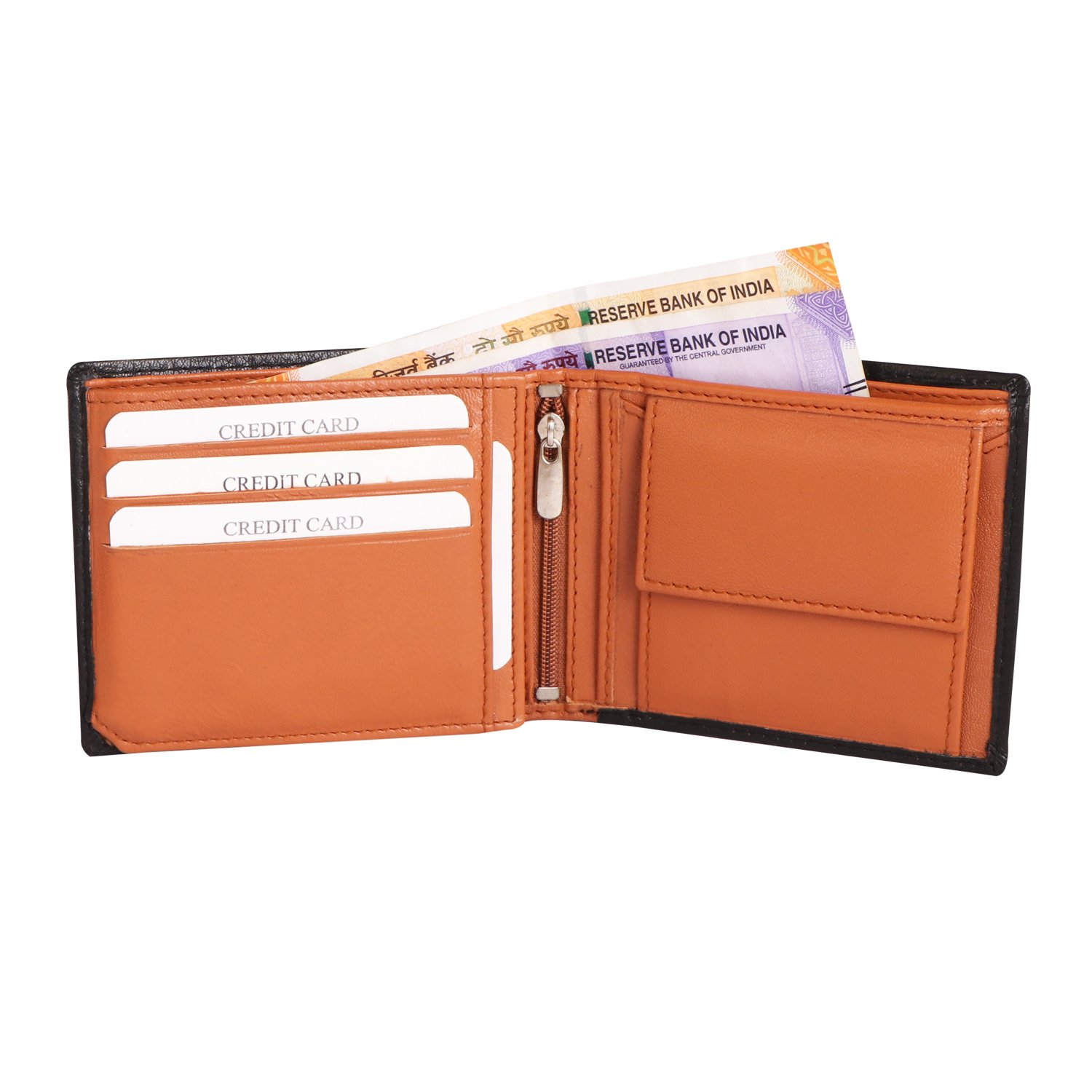 Charcoal Sienna Bi-Fold Wallet