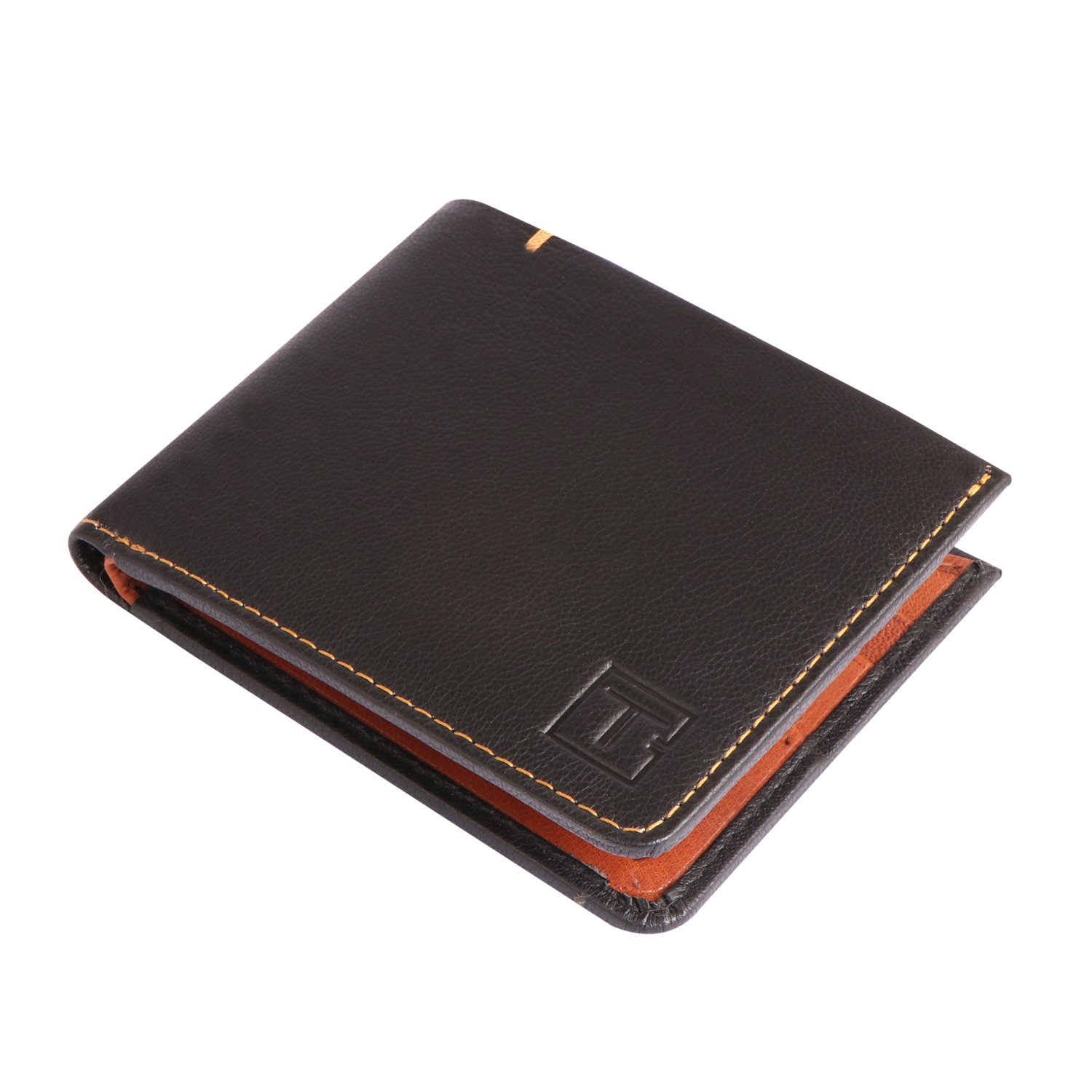 Classic Black and Tan Bi-fold Wallet